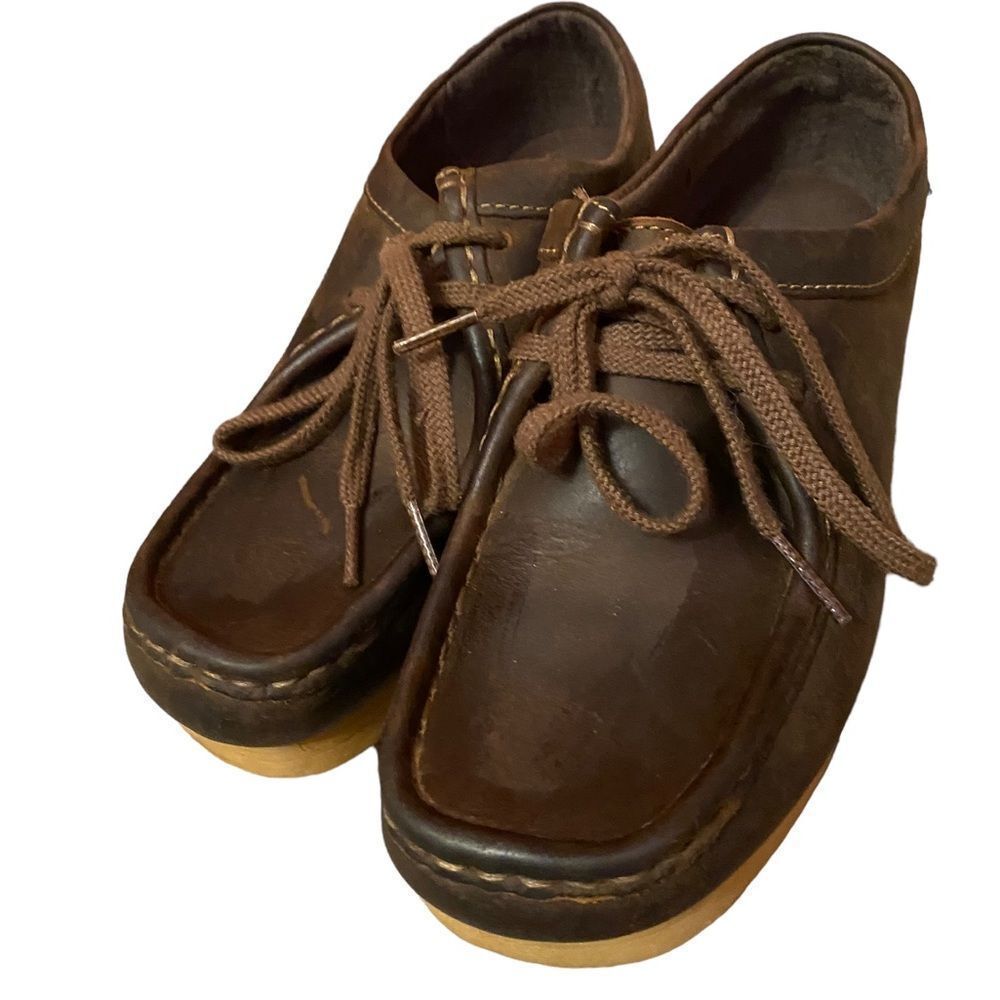Clarks Brown Leather Casual Driving Loafers - Picture 11 of 11